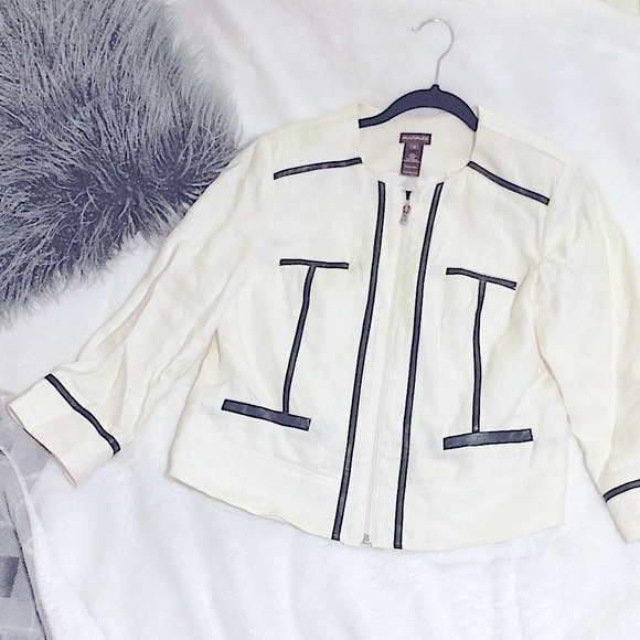 Classy & Elegant,💯%Linen Mid Range Suit Blazer - Picture 3 of 13